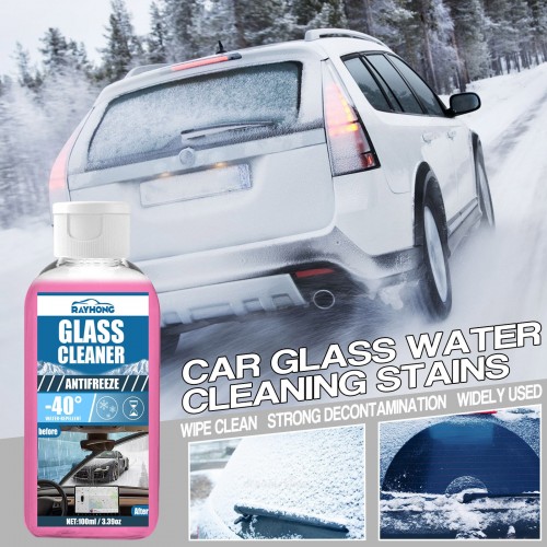 Rayhong Anti-Fog & Rainproof Car Glass Cleaner - Eliminates Spots, Polishes Surfaces for Safer, Clearer Drives 100ml